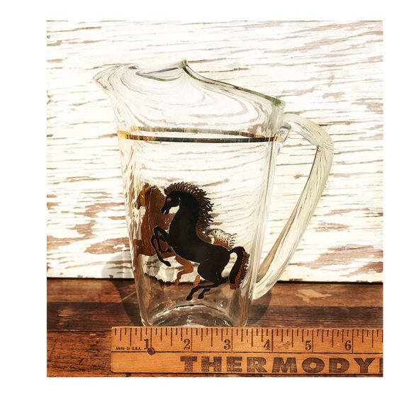 Vintage Glass Cocktail Pitcher - Picture 7 of 8